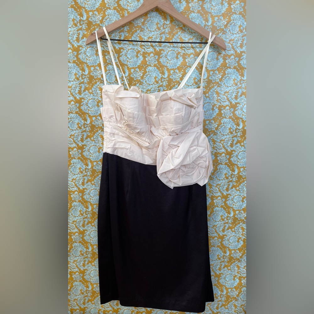 MaxandCleo Black & Cream Floral Dress
